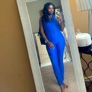 Victoria Secret Blue Jumpsuit